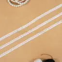 One Side Border Shuttle Lace