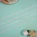 Scallop Edge Side Border Shuttle Lace