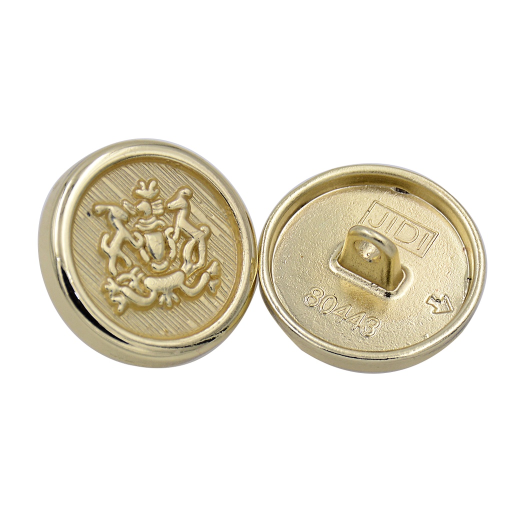 Deer Logo Metal Suiting Button