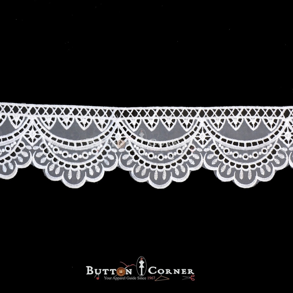 One Side Border Organza Lace