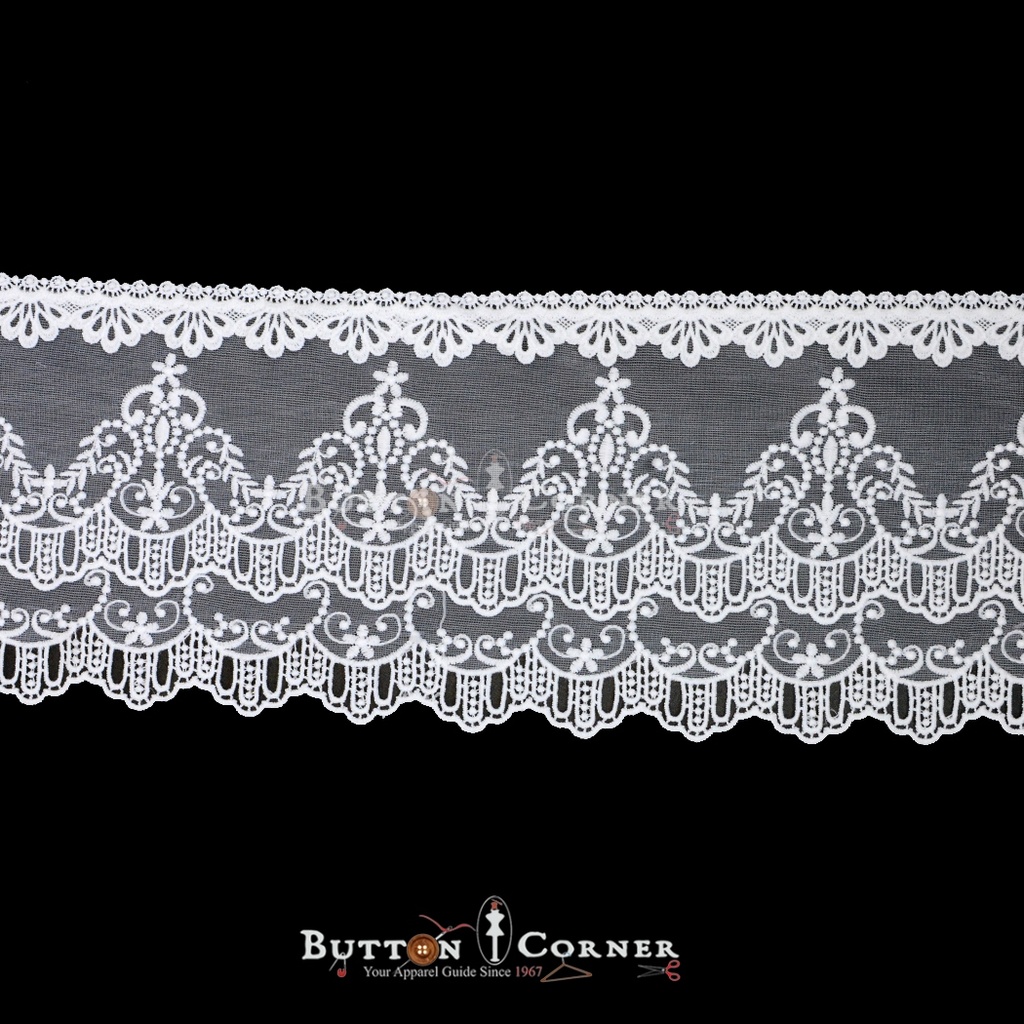 One Side Border Net Lace