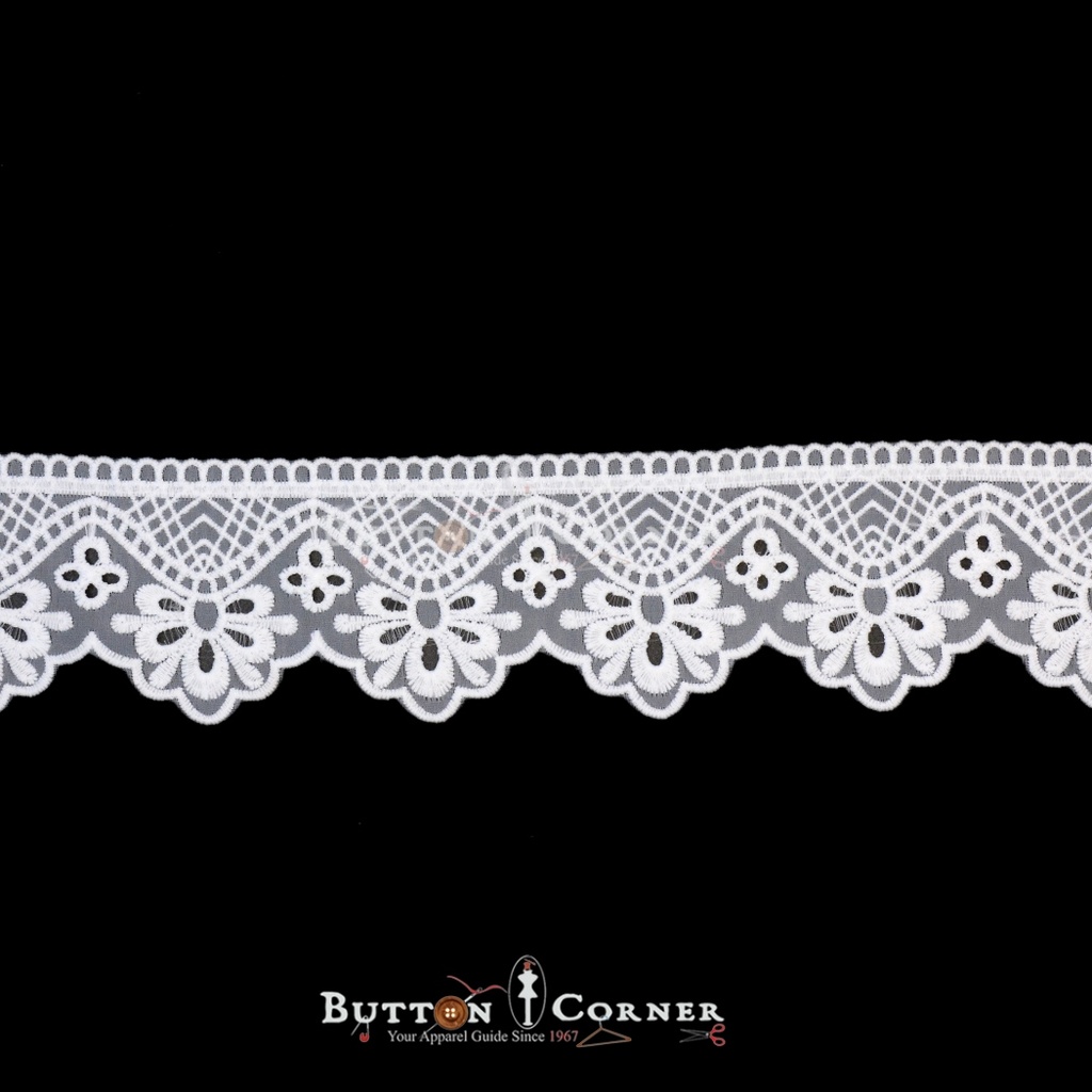 One Side Border Net Lace