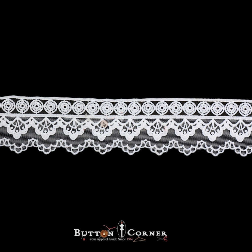One Side Border Net Lace