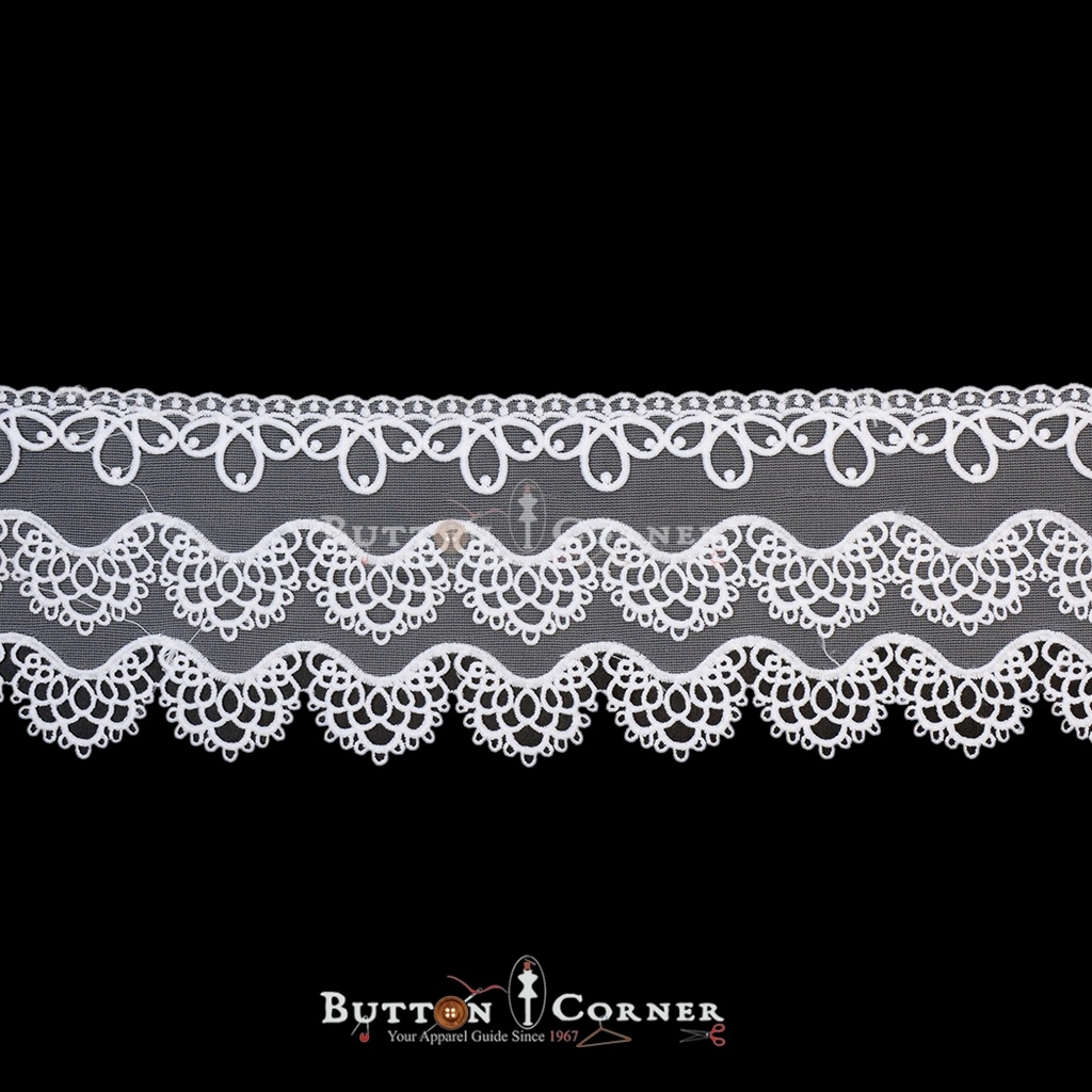 One Side Border Net Lace