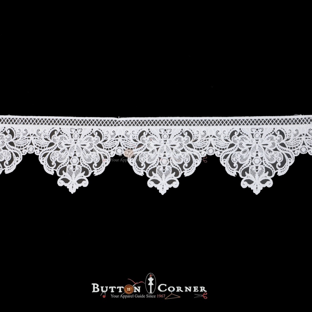 One Side Border Shuttle Lace