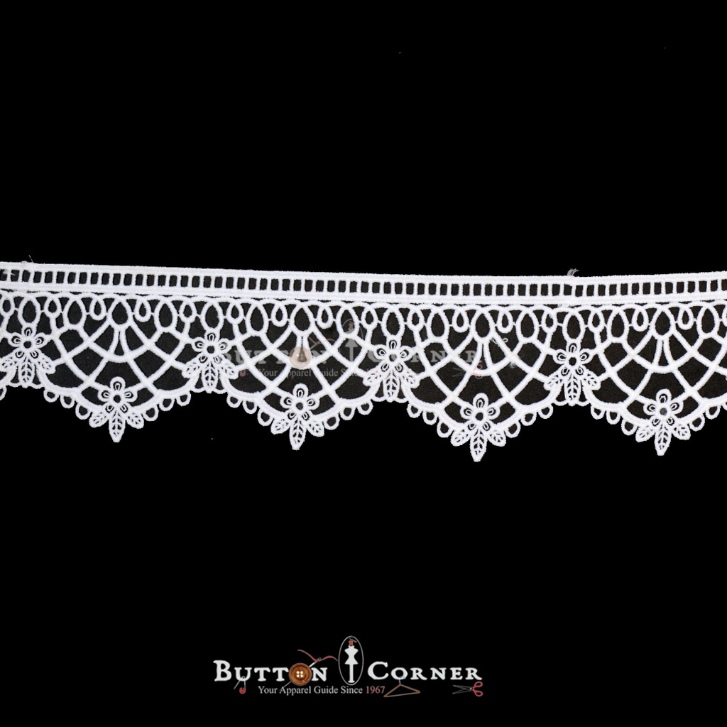 One Side Border Shuttle Lace