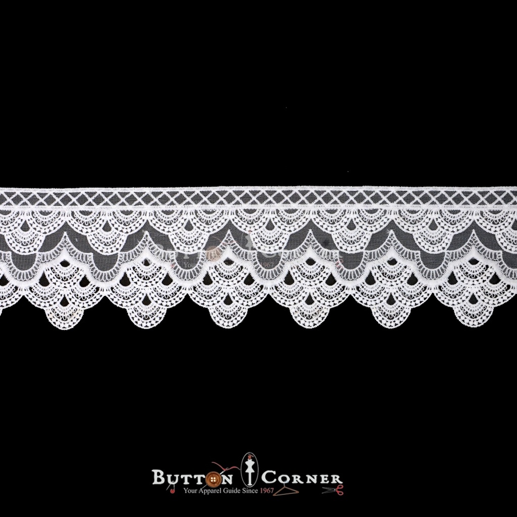 One Side Border Net Lace
