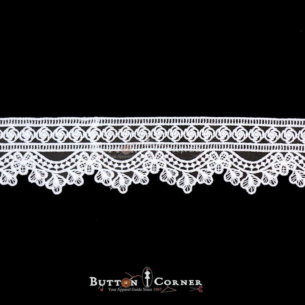 One Side Border Shuttle Lace