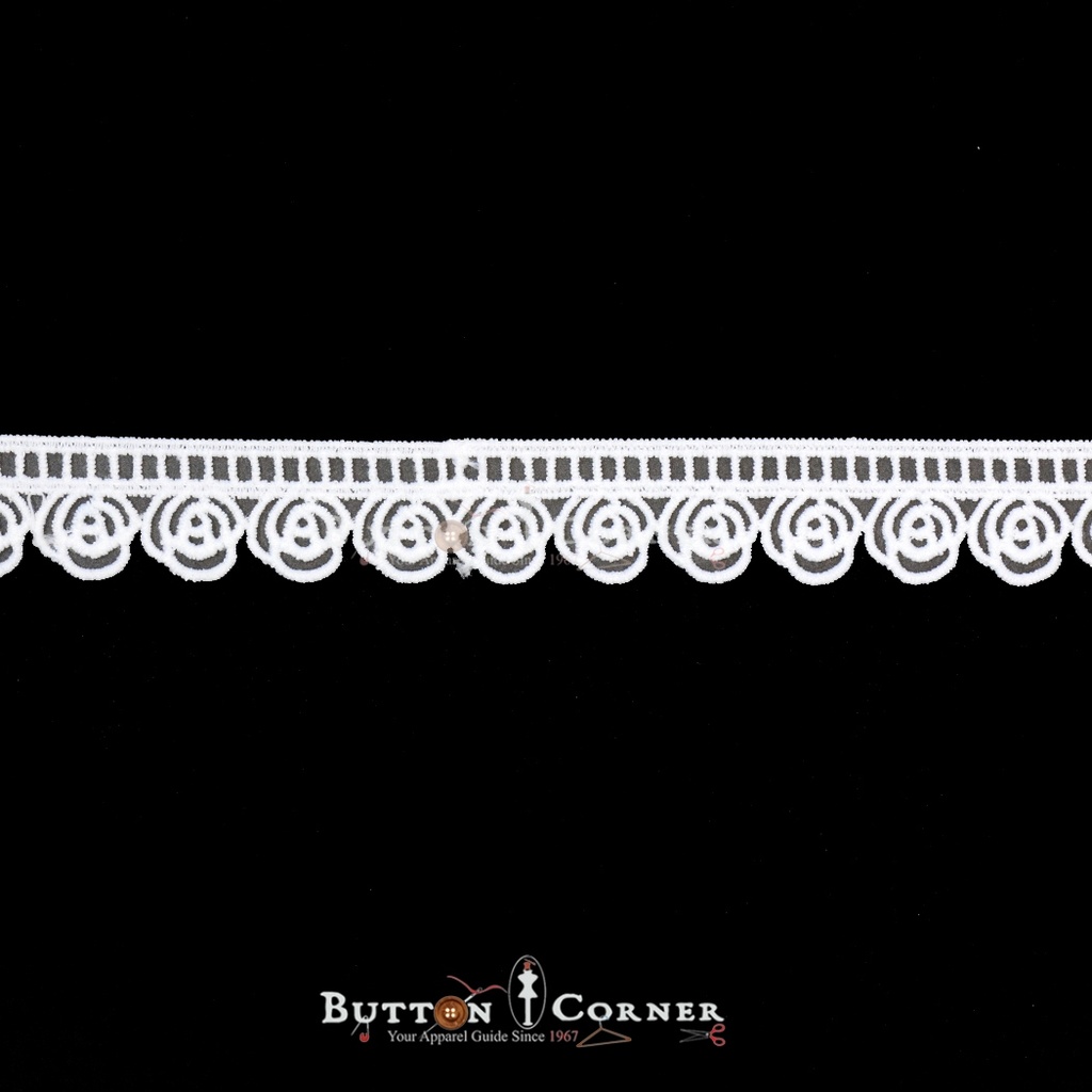 One Side Border Shuttle Lace