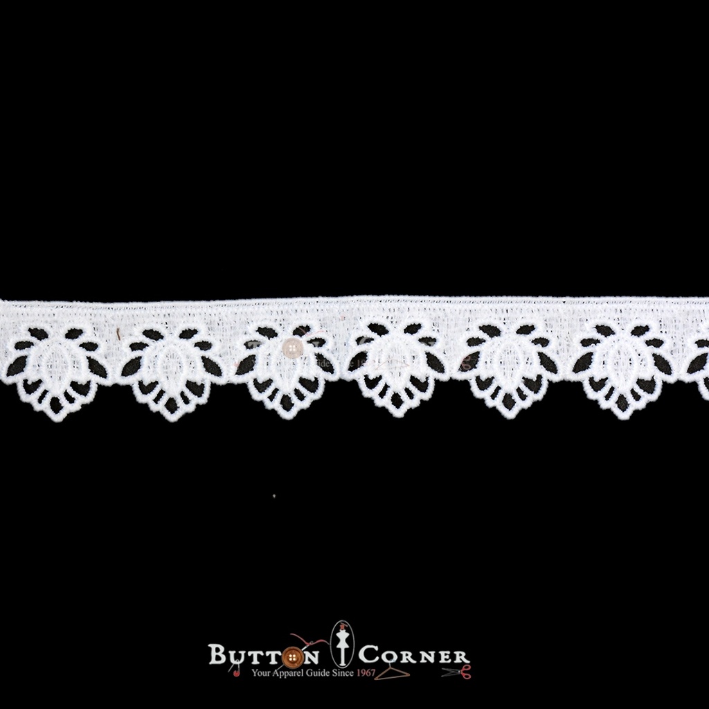 One Side Border Shuttle Lace
