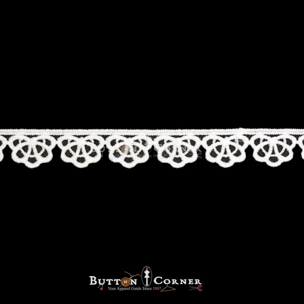 One Side Border Shuttle Lace