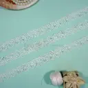 Scallop Edge Side Border Shuttle Lace
