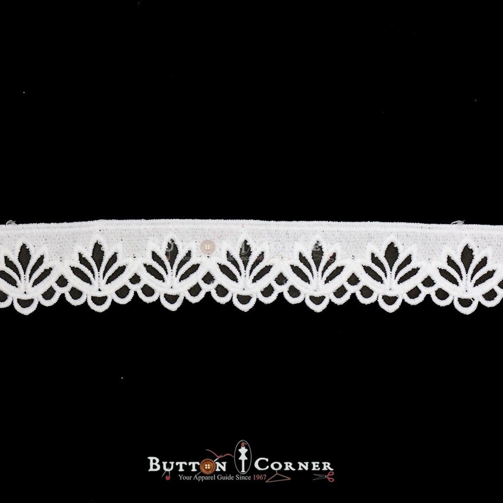 One Side Border Shuttle Lace