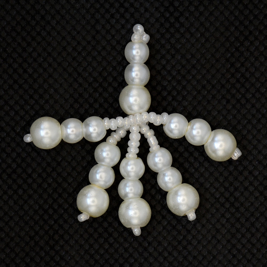 Fancy Glass Beads Pearl Tassel