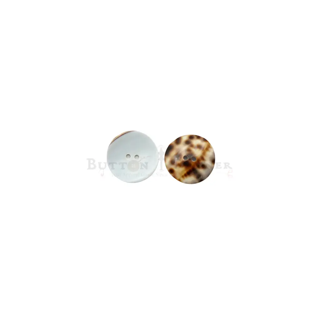 Mother-of-Pearl Big Size Round-Shaped 2 Hole Shell Button