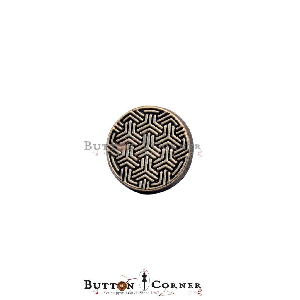 Lase Cut Round Shirt Button