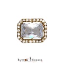 Gold Base Fancy Kundan Button