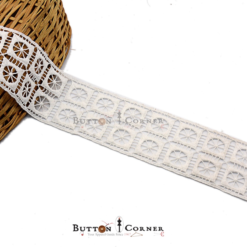 Double Side Border Shuttle Lace