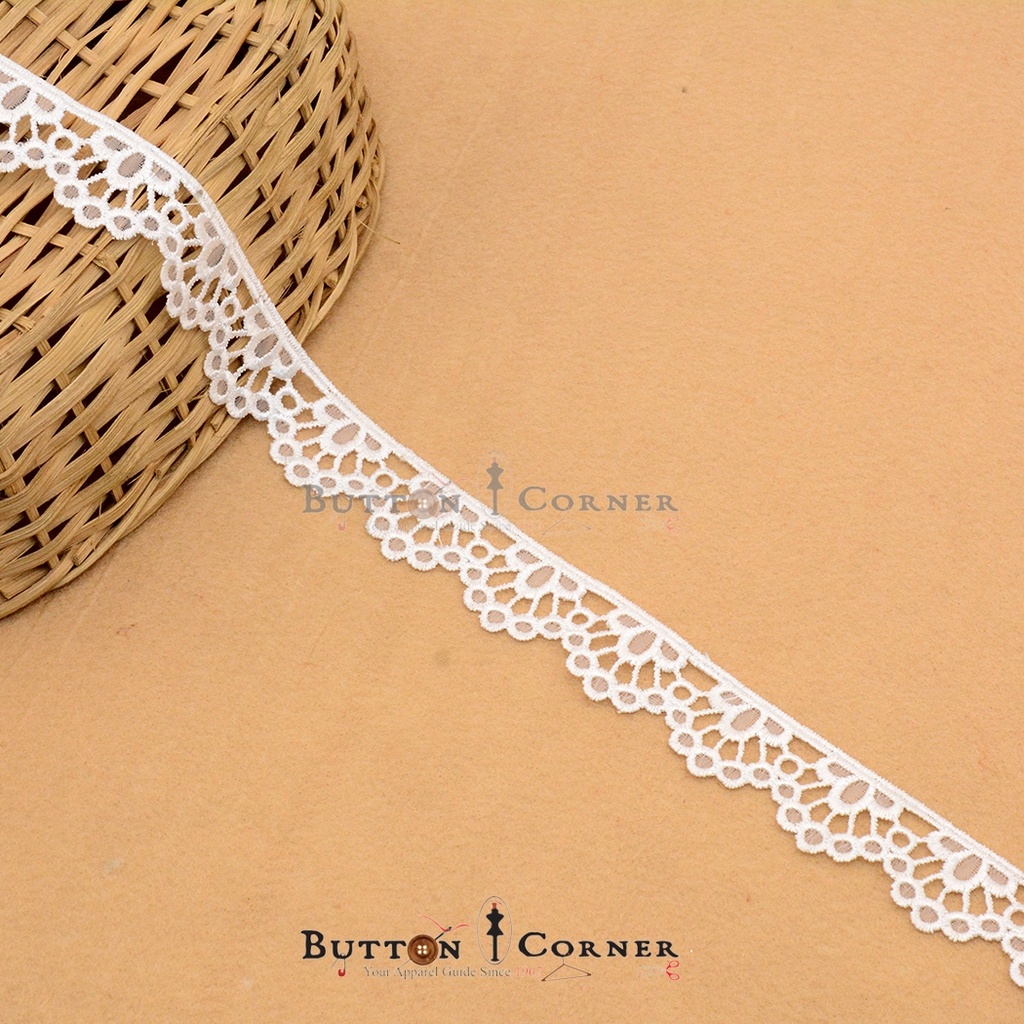 One Side Border Organza Lace
