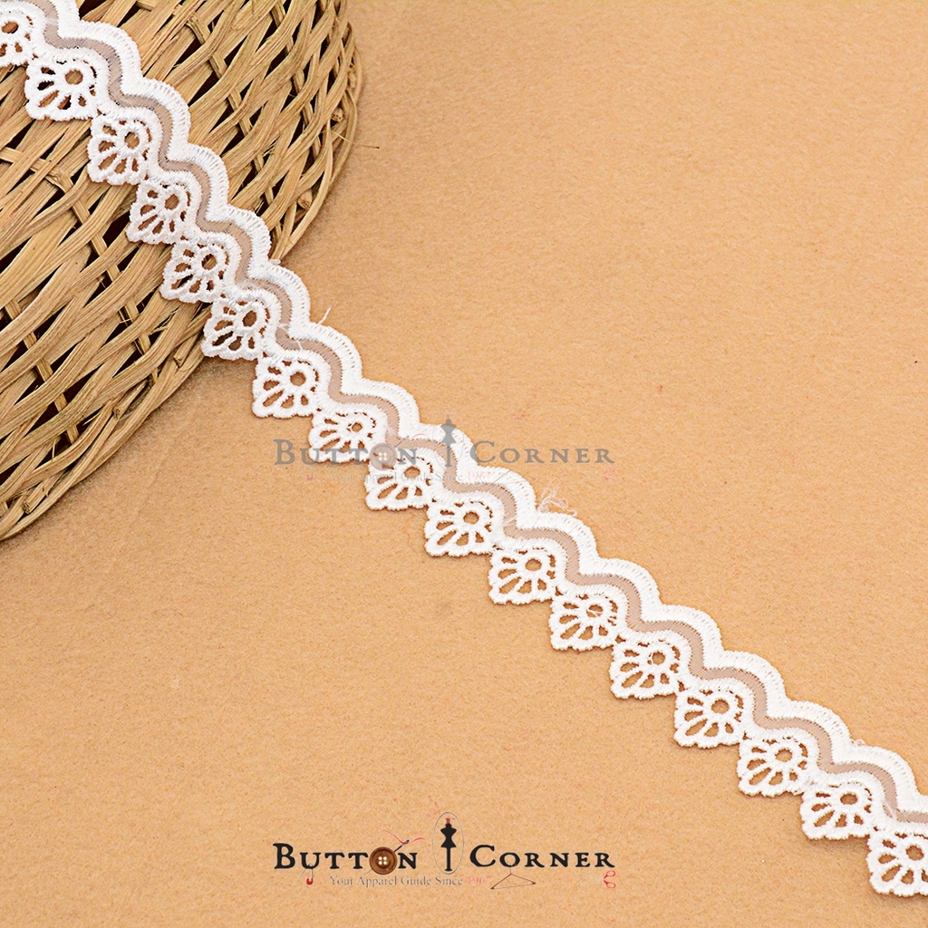One Side Border Organza Lace