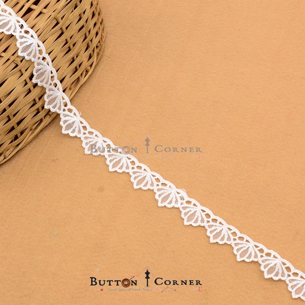 One Side Border Organza Lace