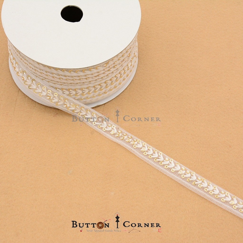 Fancy Sequence Embroidery Net Lace