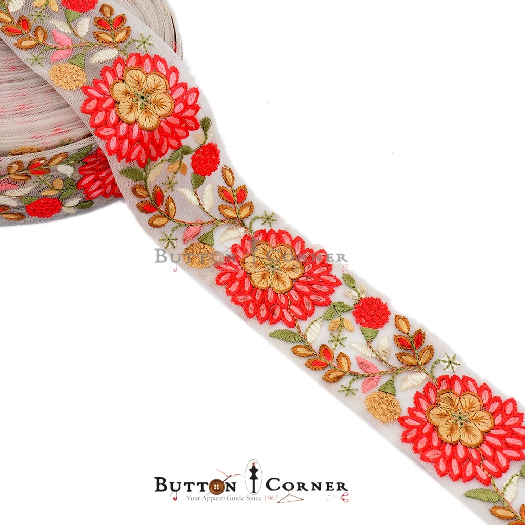 Fancy Sequence Embroidery Net Lace