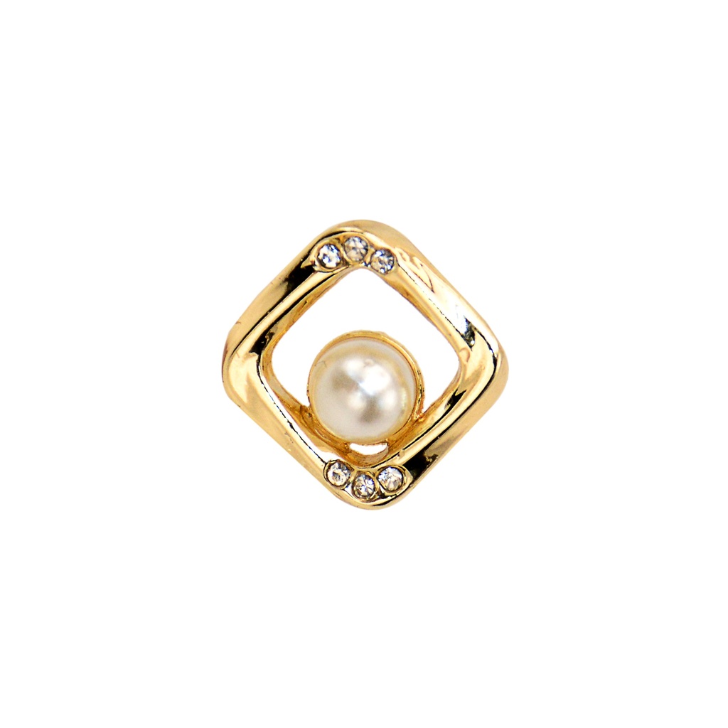 Centre Pearl Rhombus Shape Button