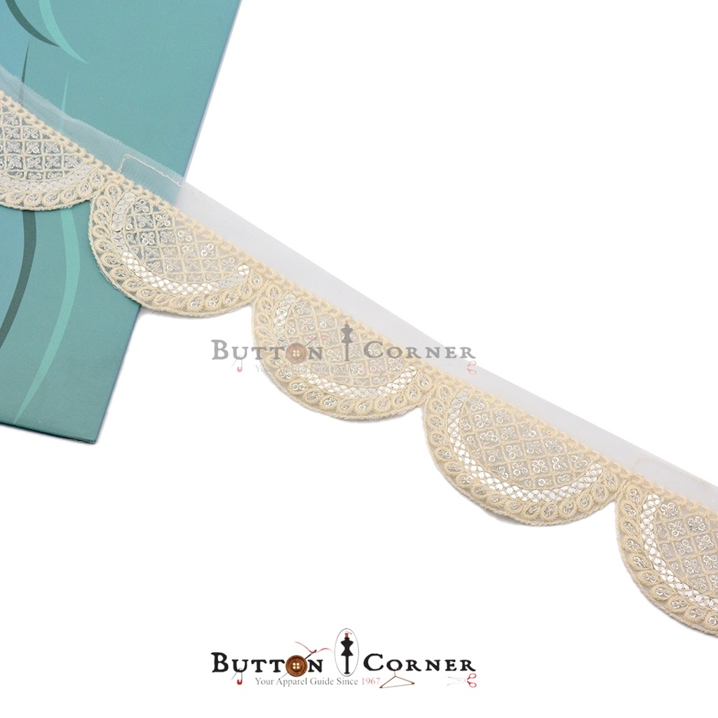 Fancy Sequence Embroidery Net Lace