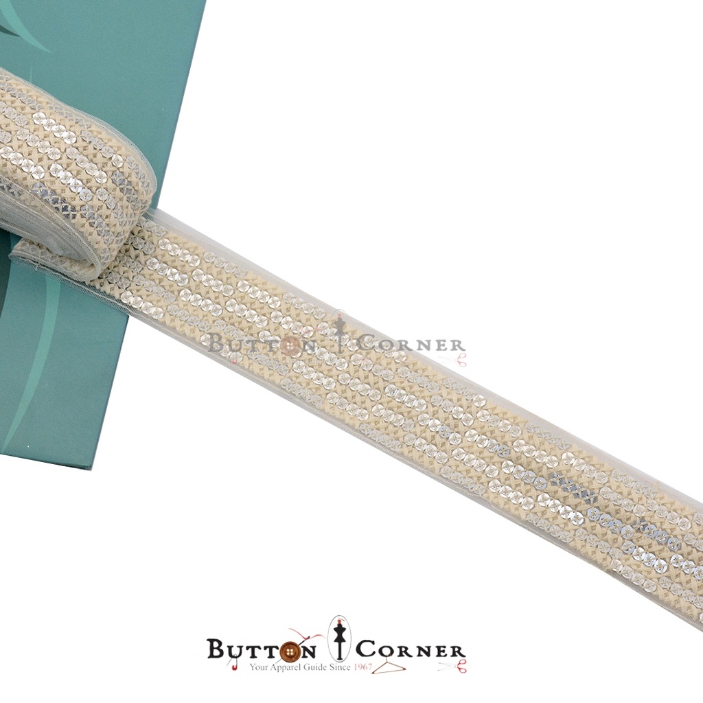 Fancy Sequence Embroidery Net Lace
