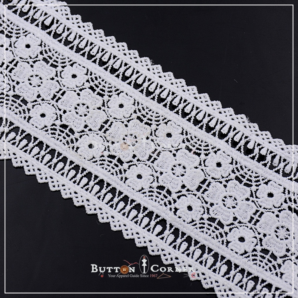 Double Side Border Shuttle Lace