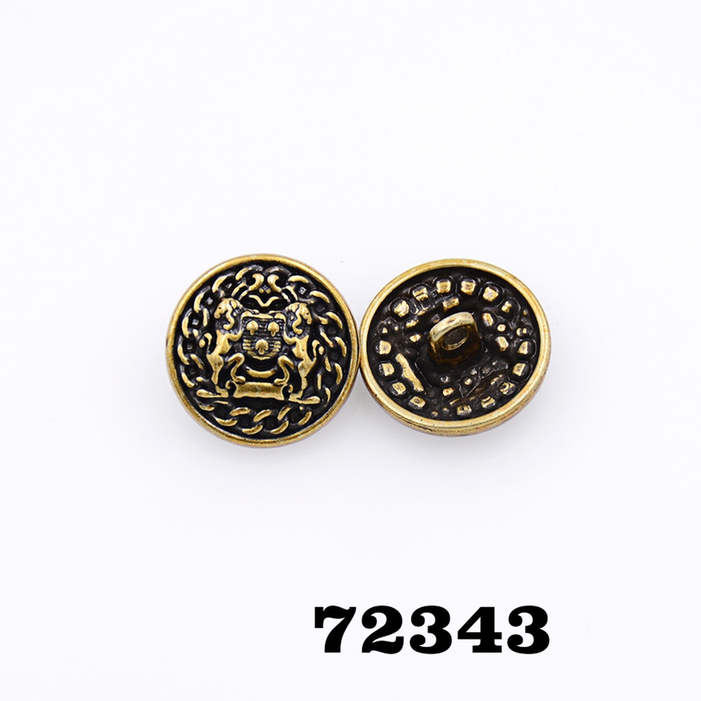 Puppies Shape Metal Suiting Button