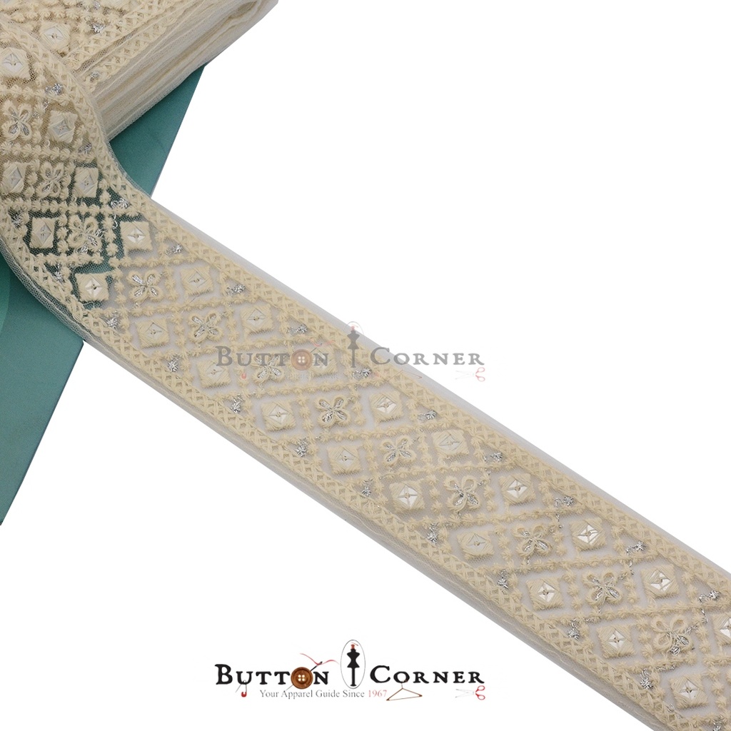 Fancy Sequence Embroidery Net Lace
