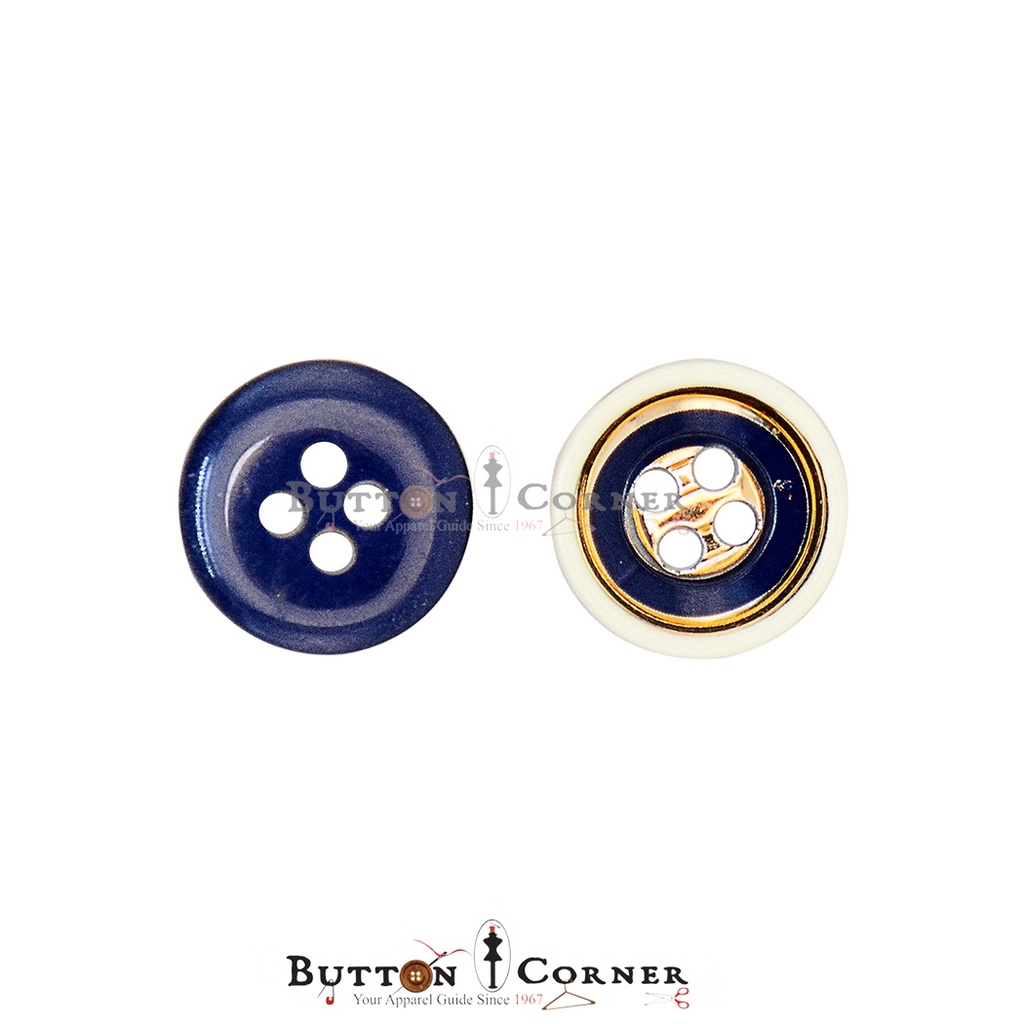 UV 4 Hole Plastic Shirt Button