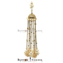 Fancy Jhumki With Hanging Chain Tassel