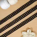 Double Side Border Lace with Pearl