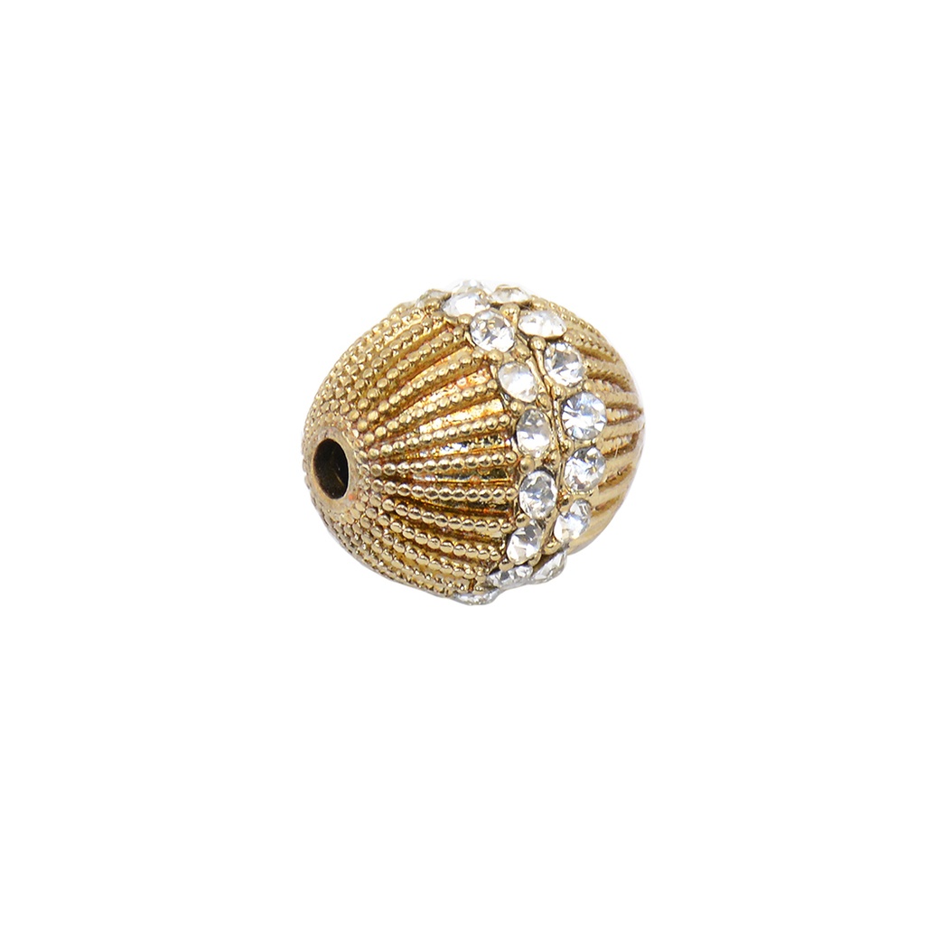 Oval Shape Fancy Kundan Button