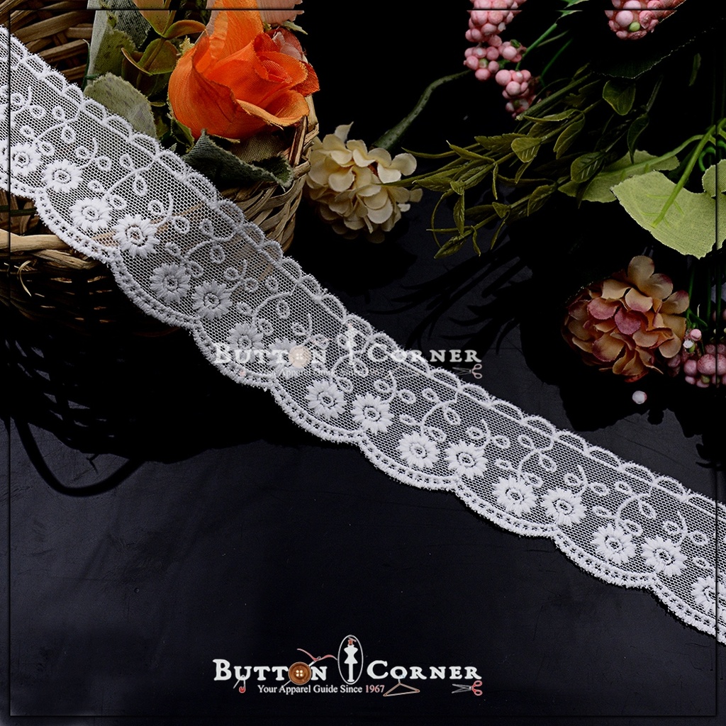 One Side Border Net Lace