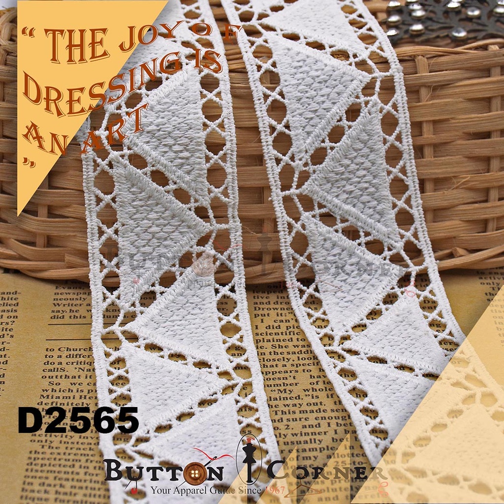 Double Side Border Shuttle Lace