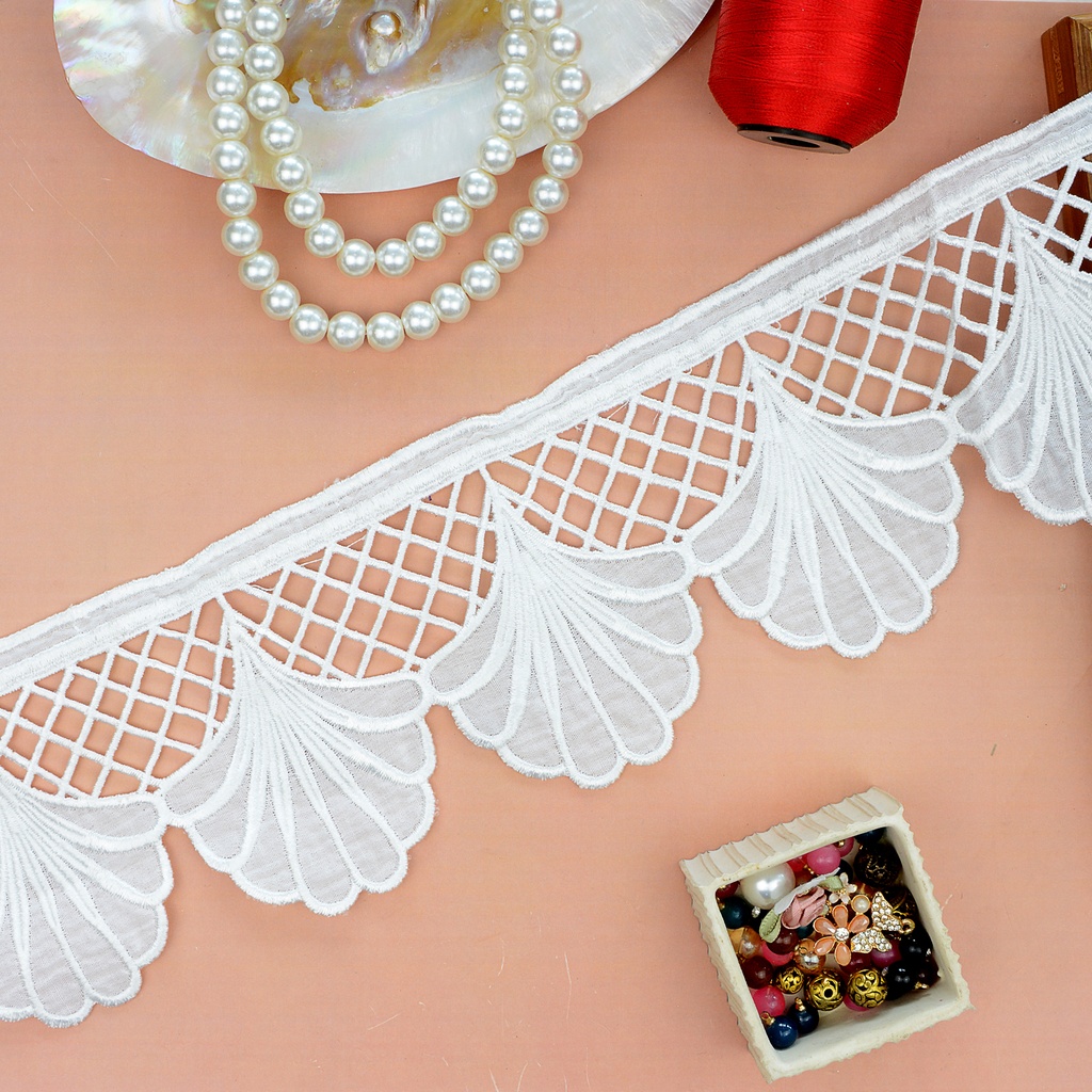 One Side Border Organza Lace