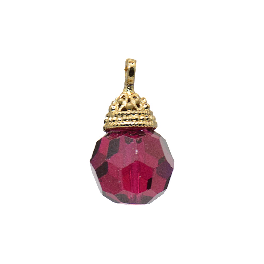 Dodecahedron Shape Fancy Kundan Hanging Button