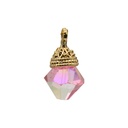 Hexagonal Pyramid Shape Fancy Kundan Hanging Button