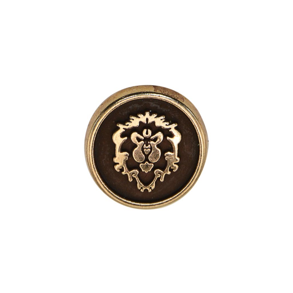 Lion Face Metal Suiting Button