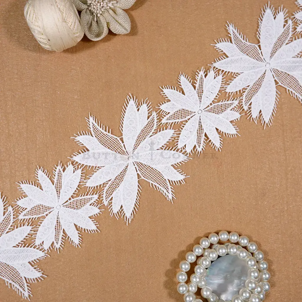 Blooming Blossom Design Shuttle Lace