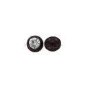 Round Crystal Embellished Shank Button