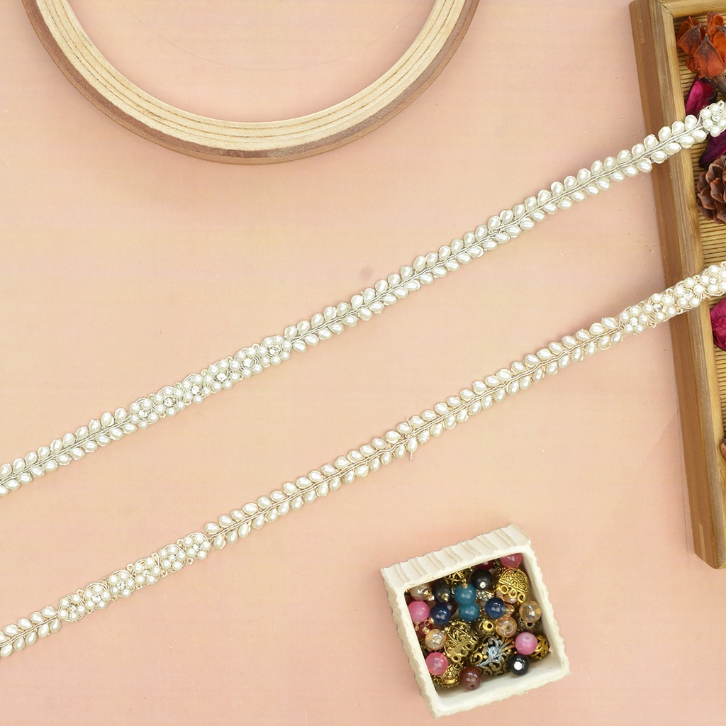 Fancy Pearl Stone Lace
