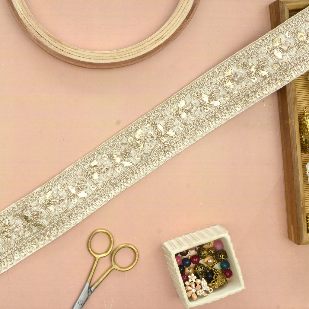 Fancy Sequence Gota Lace