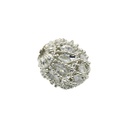 Silver Base Fancy Kundan Ball