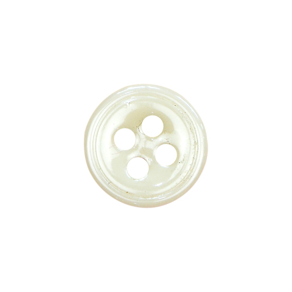 Ceramic Coated 4 Hole Shirt Button