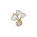 Gold Base Fancy Kundan Button